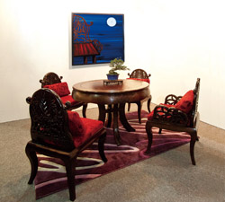 a series of furniture set made of precious rosewood and Chinese rosewood