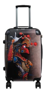 the Artistic Carry-on Luggage - Monkey Jackson