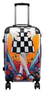 the Artistic Carry-on Luggage - “A Girl of Brightness”