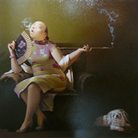 Pipe-Smoking Woman, No.139