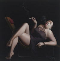 Pipe-Smoking Woman, No.95
