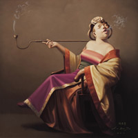 Pipe-Smoking Woman, No.97