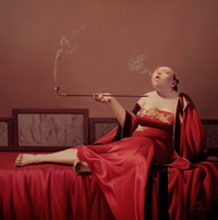 Pipe-Smoking Woman, No.98