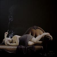 Pipe Smoking Women No.155