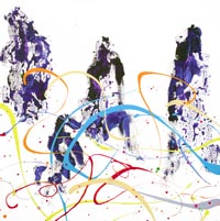 The Floral Scent Dances into the World / Purple Energy from the East